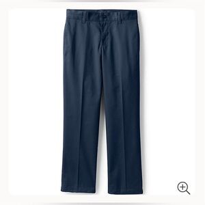 Lands’ End Boys Iron Knee Blend Front Chino Pants NWT